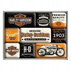 Magnesy (9szt) Harley Davidson 83133