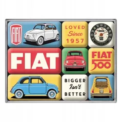 Magnesy (9szt) Fiat 500 Loved 83121