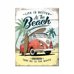 Magnes VW Bulli Beach 14376