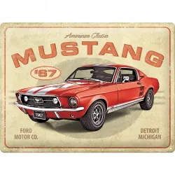 Plakat 30x40 Ford Mustang GT Red 23298