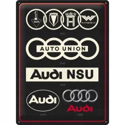 Plakat 30x40 Audi Logo Evolution 23306