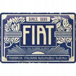 Plakat 20x30 Fiat Since 1899 Logo 22321