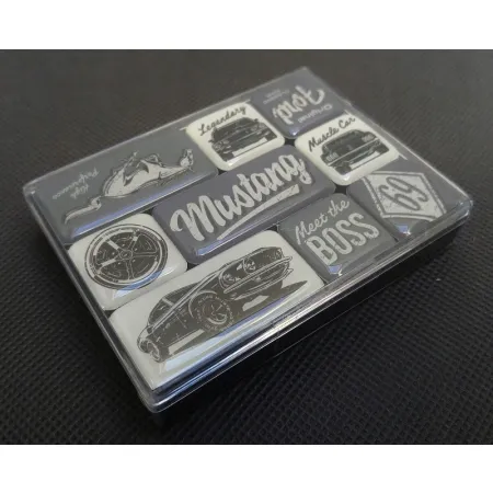 Magnesy (9szt) Ford Mustang Boss 83124