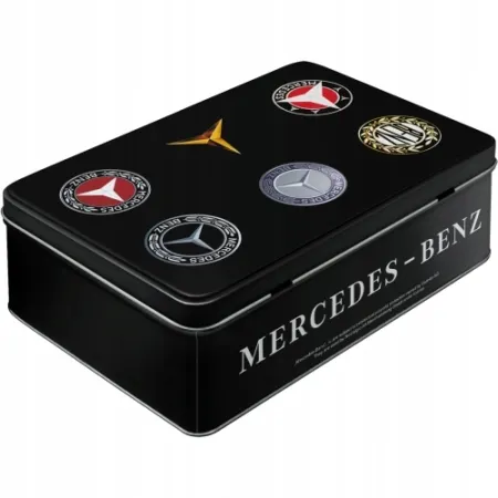 Puszka Płaska Mercedes-Benz - Logo 30746