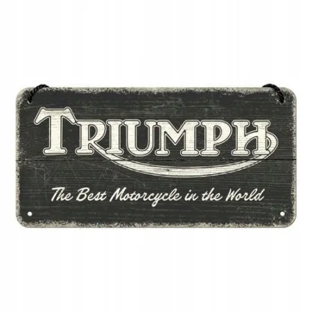 Zawieszka Triumph Logo Black Wood 28052