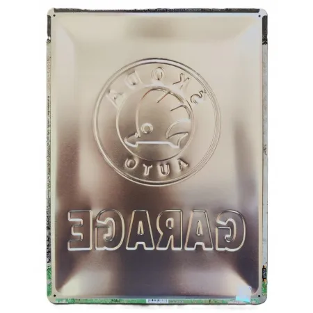 Plakat metalowy 30x40 Skoda - Garage Green 23367
