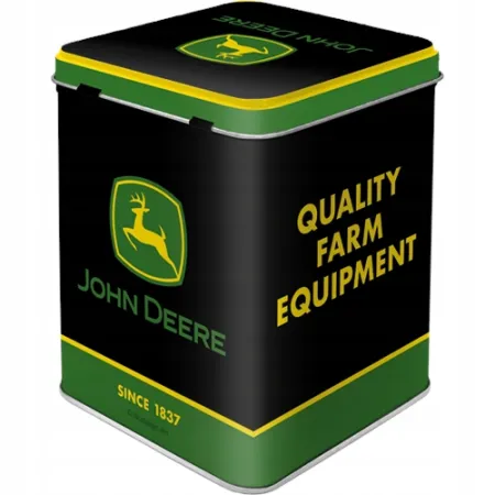Pojemnik na herbatę JOHN DEERE blacha puszka