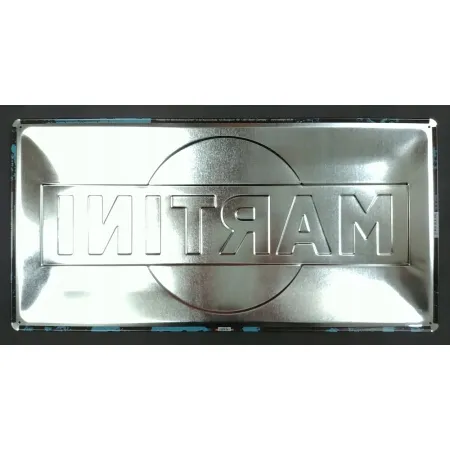 Plakat 25x50cm Martini Logo White 27030