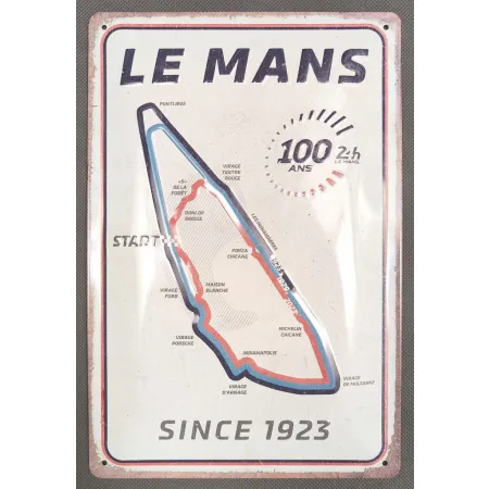 Plakat 20x30 24h Le Mans Circuit 22394