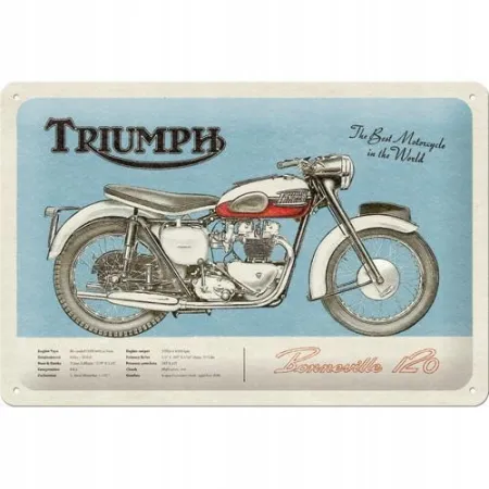 Plakat 20x30 Triumph Bonneville 22332