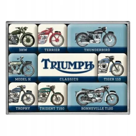 Magnesy (9szt) Triumph Model Chart 83128
