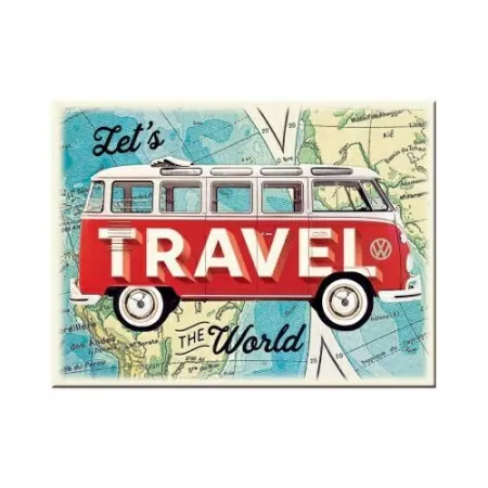 Magnes VW Bulli Let`s Travel 14403