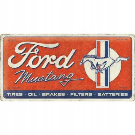 Plakat 25x50cm Ford Mustang Horse 27031