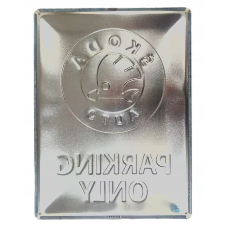Plakat metalowy 30x40 Skoda Parking Only 23347