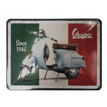 Plakat metalowy 15x20 cm Vespa Since 1946 26298