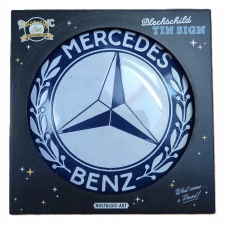 Plakat okrągły 35cm Mercedes Benz 25105