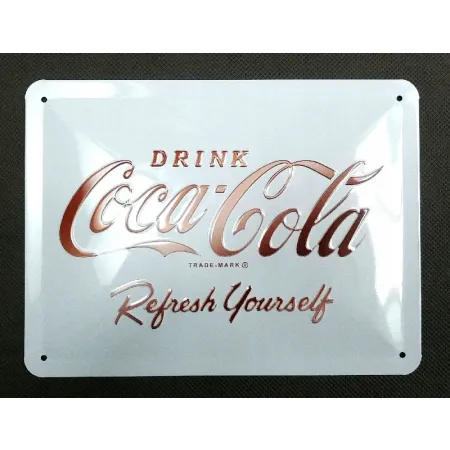 Tablica szyld COCA-COLA karta plakat metal 15x20
