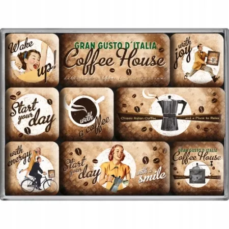Magnesy (9szt) Coffee House 83058