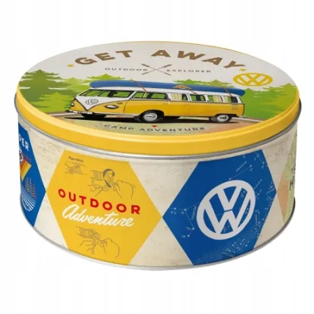 Puszka pojemnik VOLKSWAGEN T1 BULLI VW blacha 3,3L