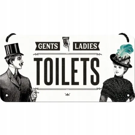 Zawieszka Metalowa Toilet 28014