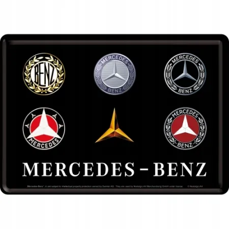 Pocztówka 14x10 Mercedes-Benz Logo 10318