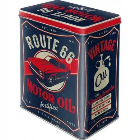 Puszka pojemnik ROUTE US 66 USA blacha prezent 3L