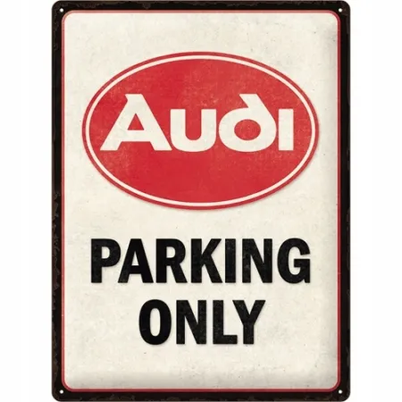 Plakat 30x40 Audi - Parking Only 23327