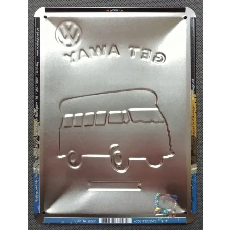 Plakat 15x20 VW Bulli Lets Get Awa 26251