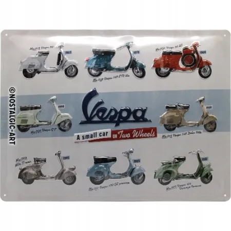 Plakat 30x40 Vespa Model Chart 23258
