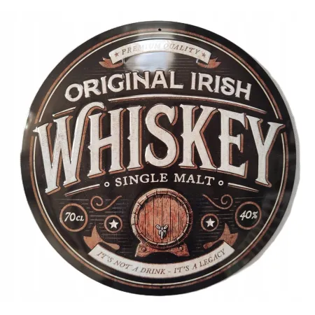 Plakat okrągły 35cm Orginal Irish 25115