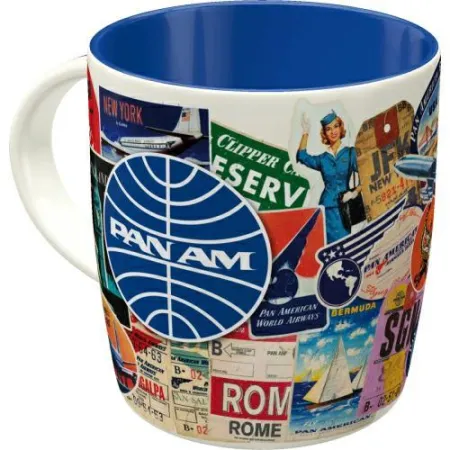 Kubek Pan Am Travel Collage 43074