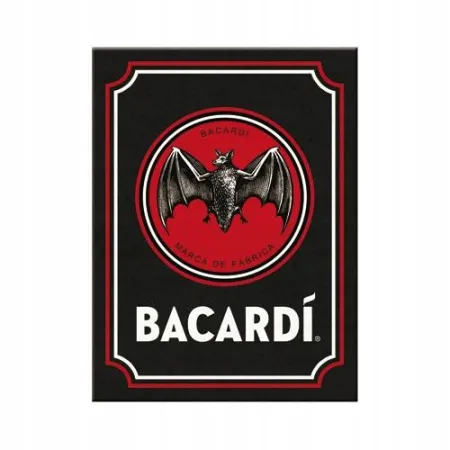 Magnes Bacardi Logo Black 14396
