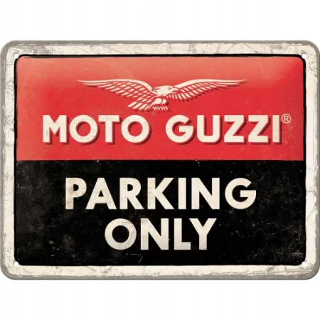 Plakat 15x20 Moto Guzzi Parking On 26256