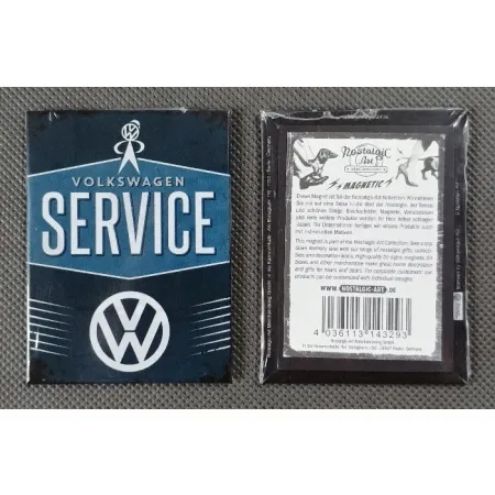 Magnes VOLKSWAGEN SERVICE VW gift na lodówkę 6x8