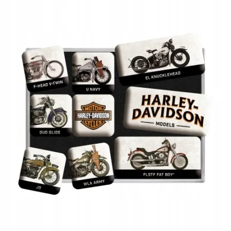 Magnesy (9szt) Harley-Davidson - M 83102