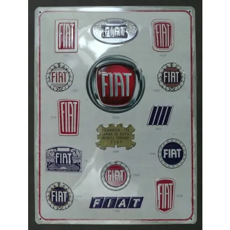 Plakat 30x40 Fiat Logo Evolution 23297
