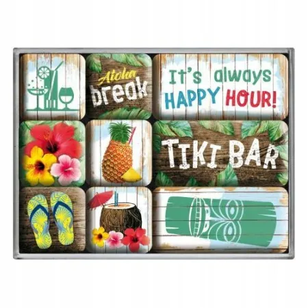 Magnesy (9szt) Tiki Bar 83113