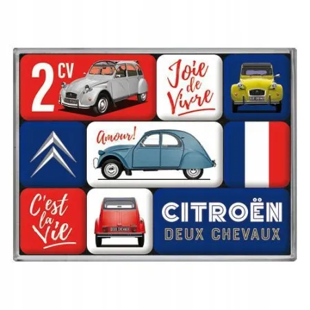 Magnesy (9szt) Citroen 2CV C`est 83126