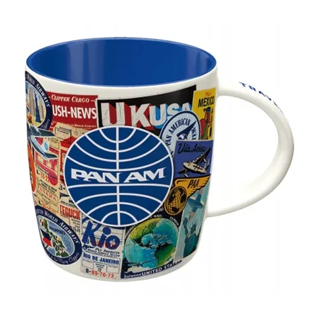 Kubek Pan Am Travel Collage 43074