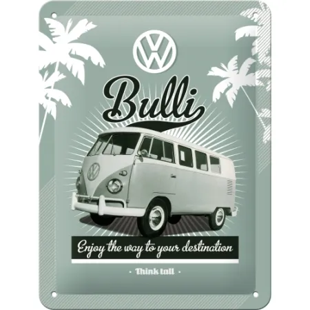 Plakat 15 x 20cm VW Retro Bulli 26142