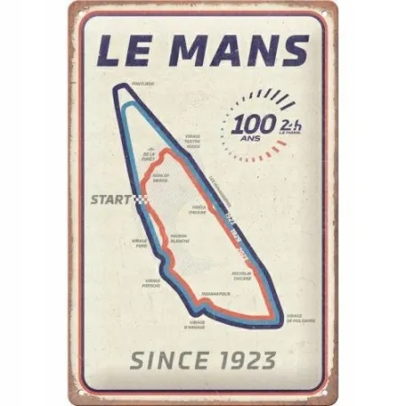 Plakat 20x30 24h Le Mans Circuit 22394