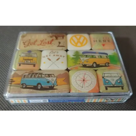Magnesy (9szt) VW Bulli - Let Get 83080