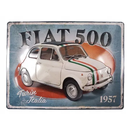 Palakat 30x40 Fiat 500 Turin Itali 23351