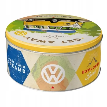 Puszka pojemnik VOLKSWAGEN T1 BULLI VW blacha 3,3L