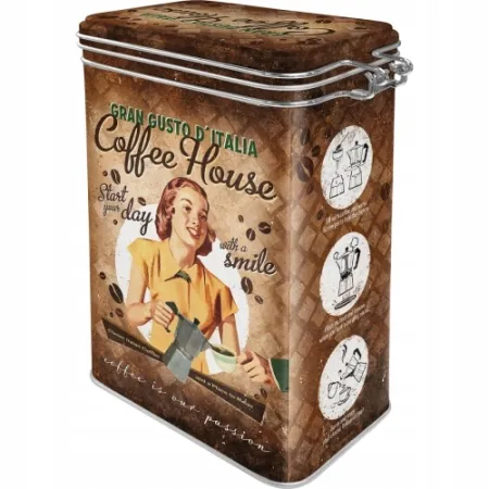 Puszka z klipsem Coffee House 31103