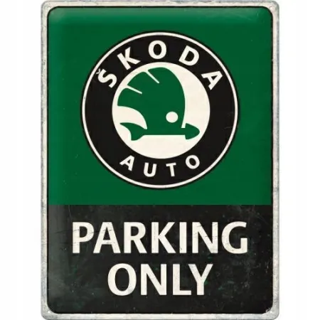 Plakat 30x40 Skoda Parking Only 23347