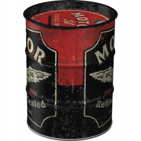 Skarbonka MOTOR OIL USA metalowa puszka prezent