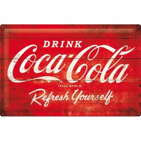 Plakat 40x60 Coca-Cola Logo Red 24019