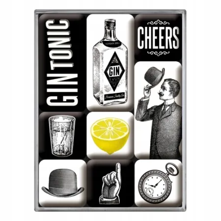 Magnesy (9szt) Gin Tonic 83105