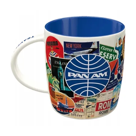 Kubek Pan Am Travel Collage 43074